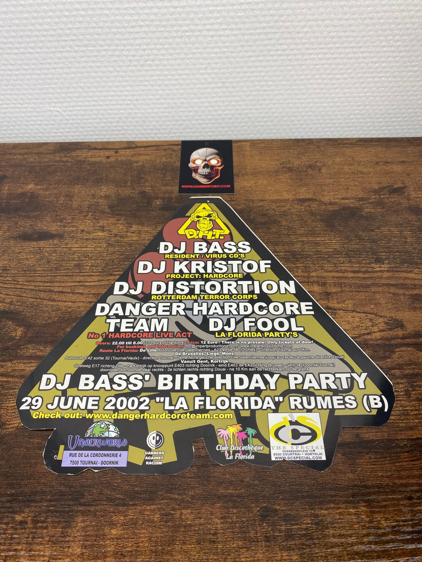 DHT - Festa di compleanno DJ Bass - Volantino