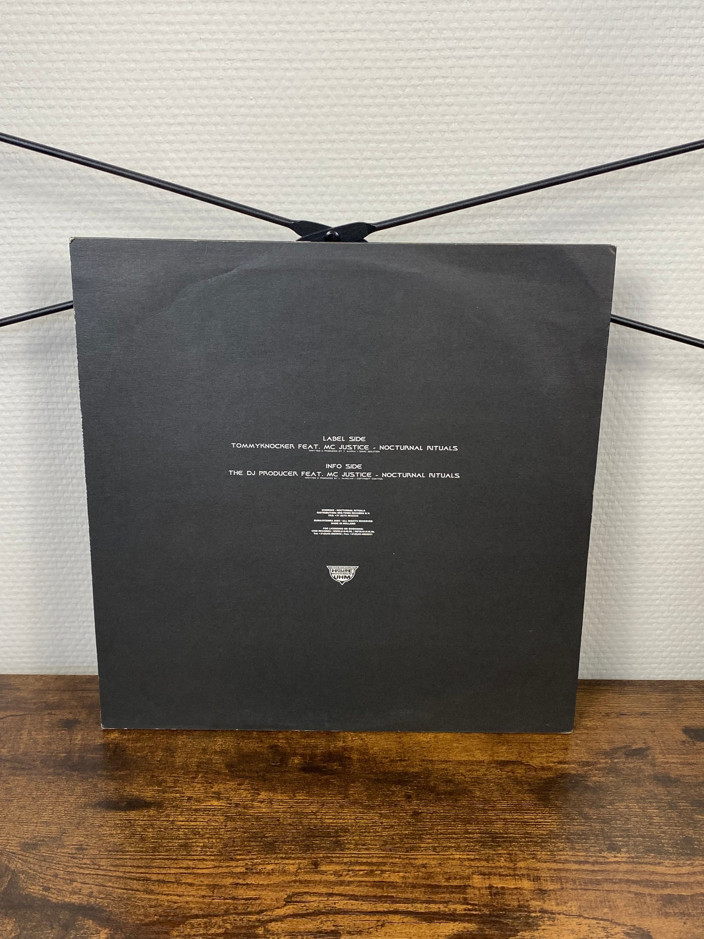 Tommyknocker / The DJ Producer Featuring MC Justice – Raving Nightmare - Nocturnal Rituals (Vinyl)