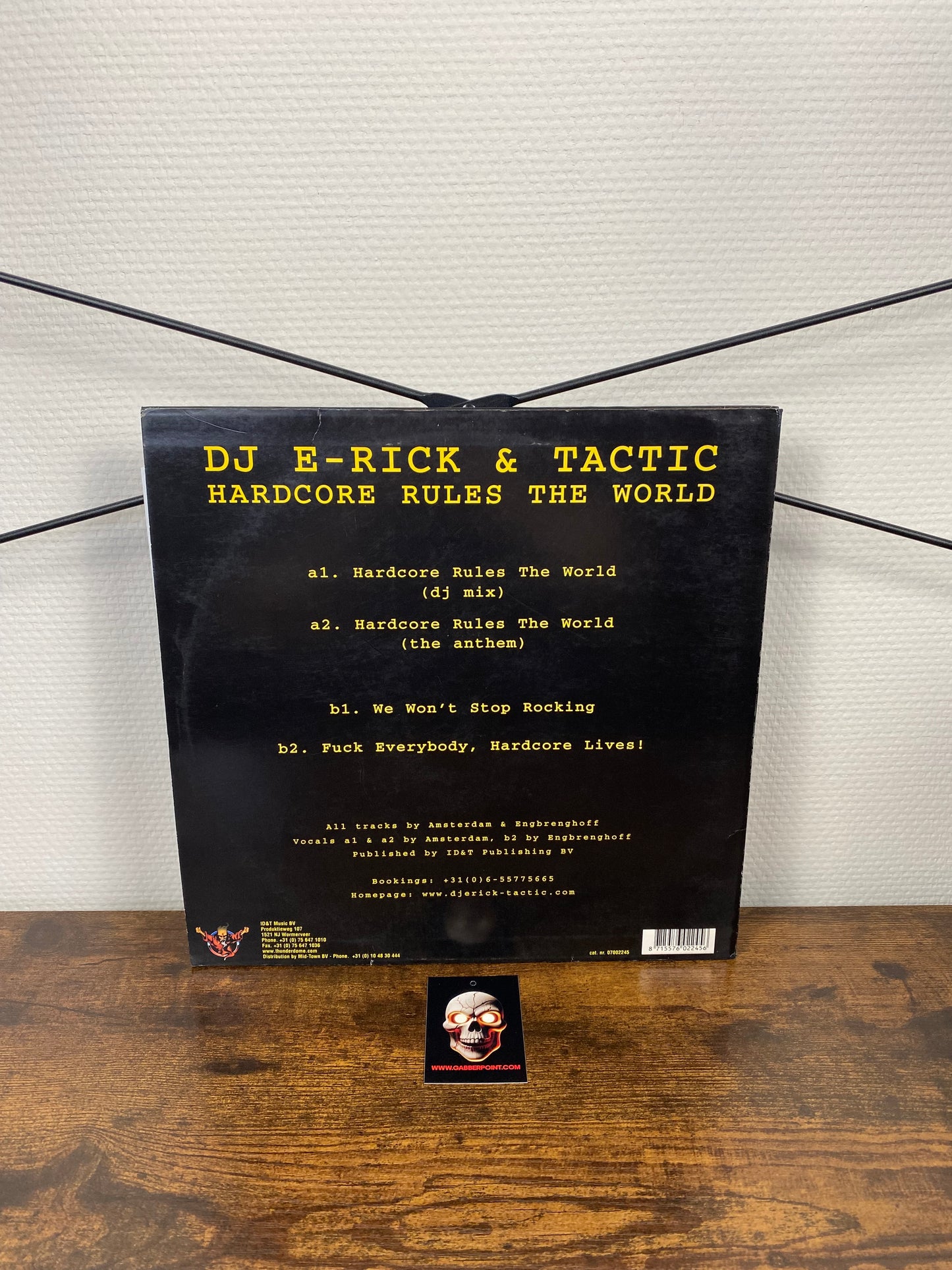 DJ E-Rick & Tactic* – Thunderdome '98 (Hardcore Rules The World) - (VINYL)