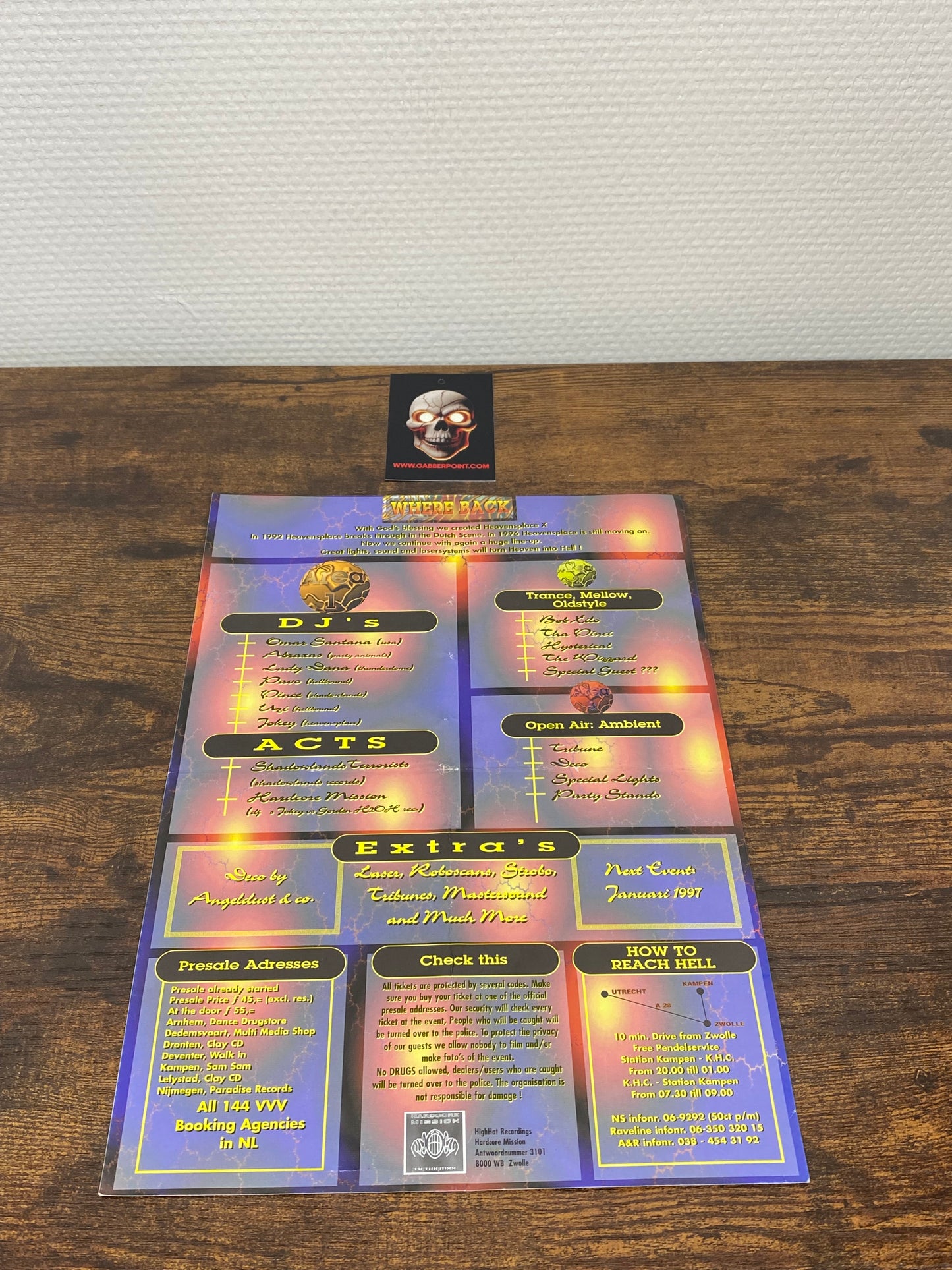 Heavensplace (1996) - Flyer