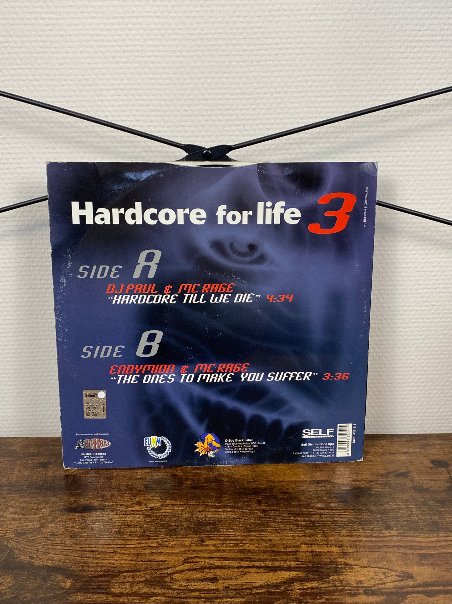 DJ Paul & Endymion With MC Rage – Hardcore For Life Vol. 3 (Vinyl)