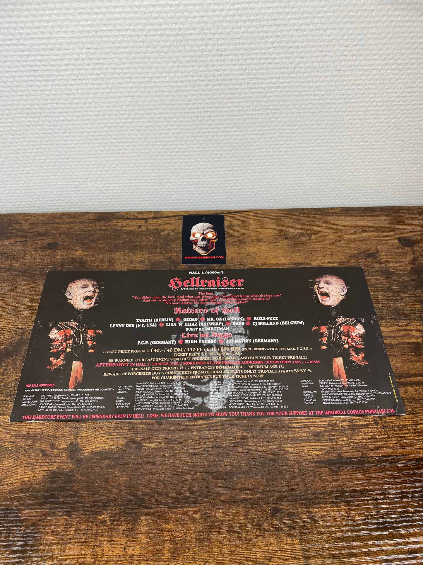 Hellraiser Event & Immortality (1993) - Volantino