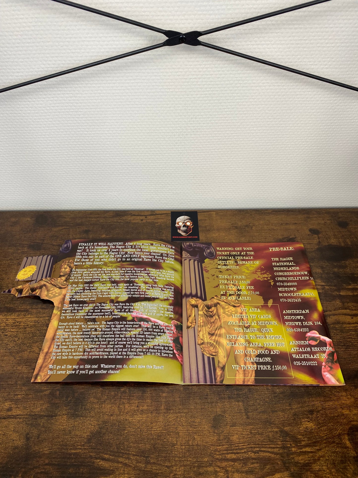 Rave The City (1996) - Booklet / Flyer