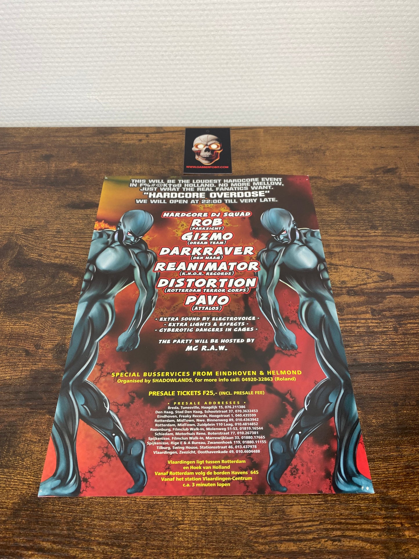 Hardcore Overdose (1995) - Flyer