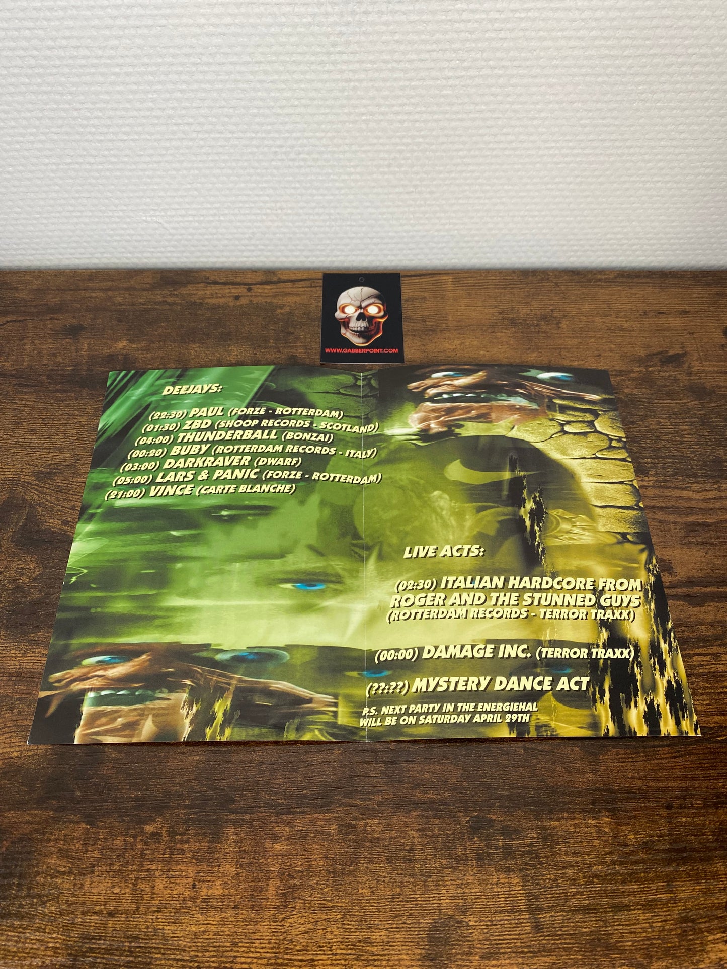 A Nightmare In Rotterdam (1995) - Booklet / Flyer