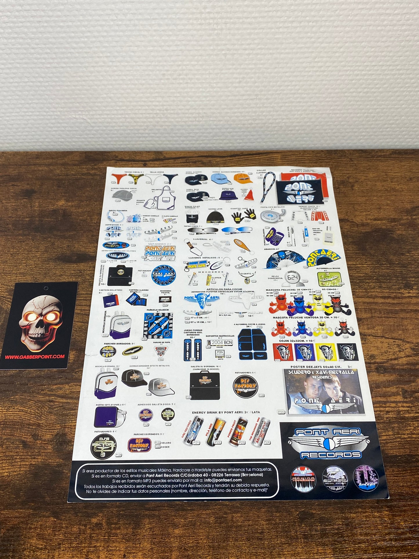 Pont Aeri (2004) - Merchandise Flyer