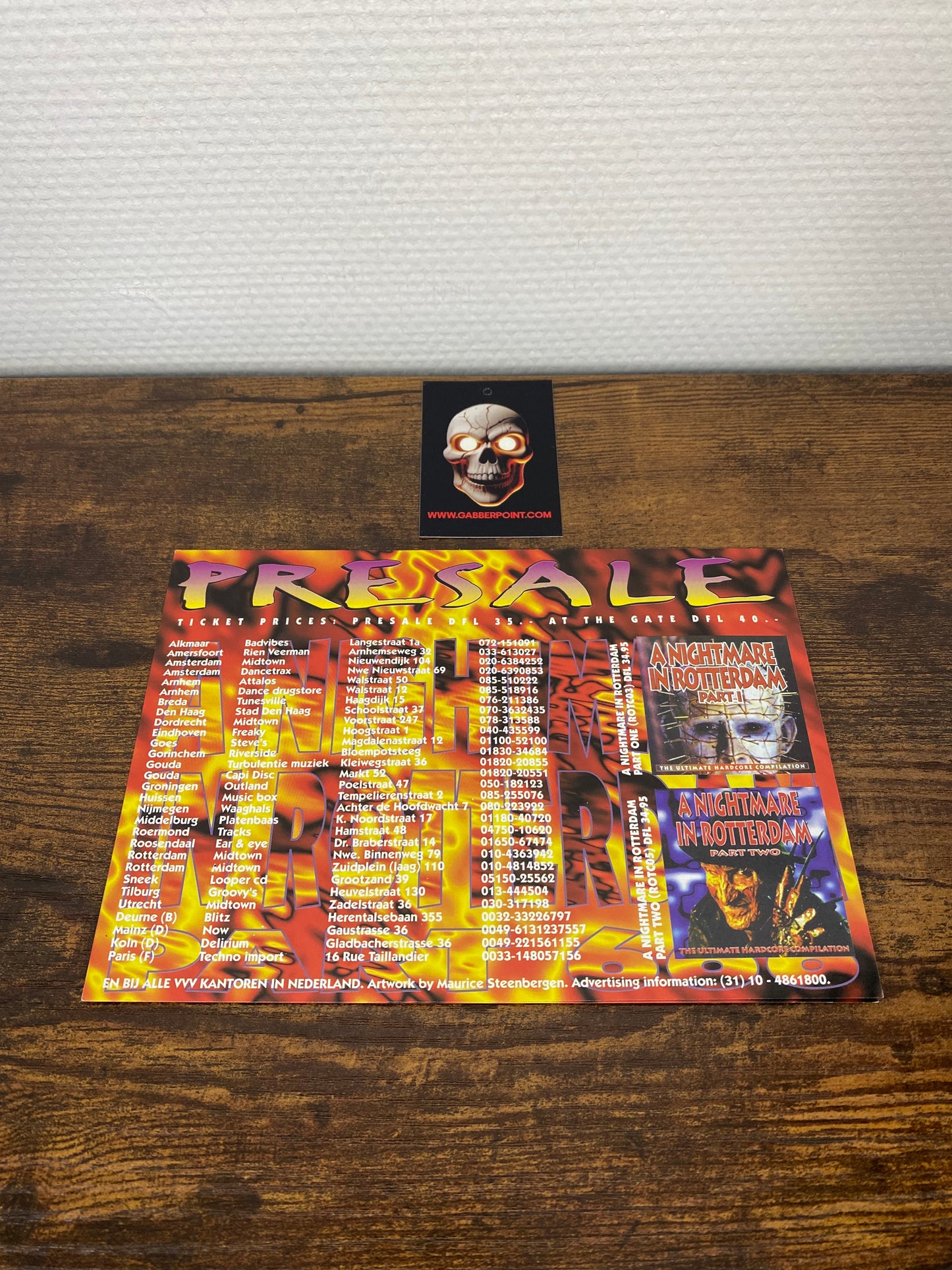 A Nightmare In Rotterdam Part 666 (1994) - Booklet / Flyer