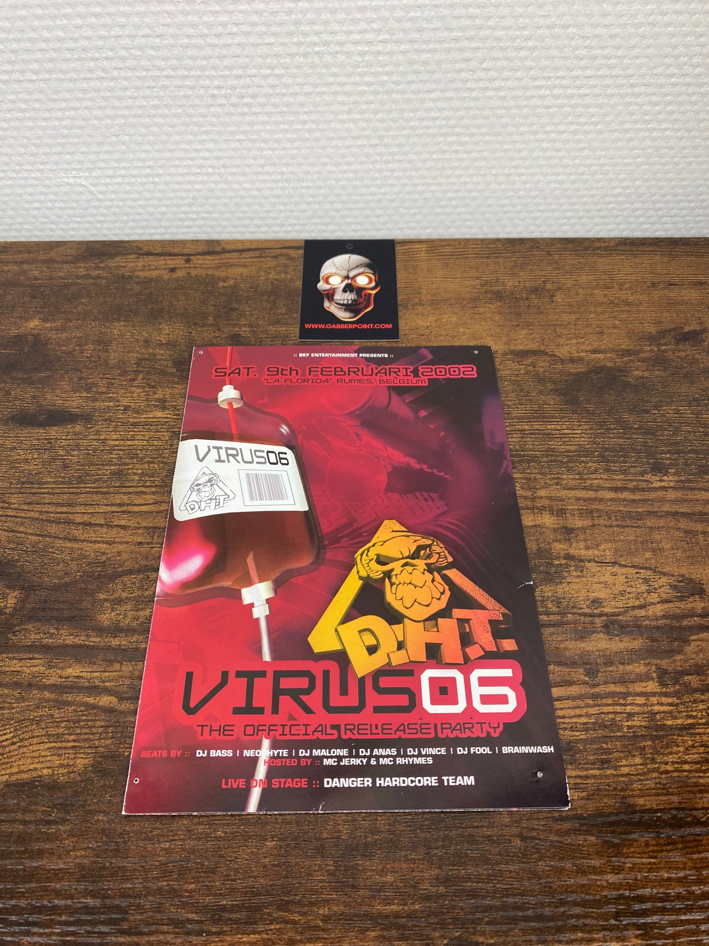 DHT - Virus06 in tour (2002) - Volantino / Opuscolo