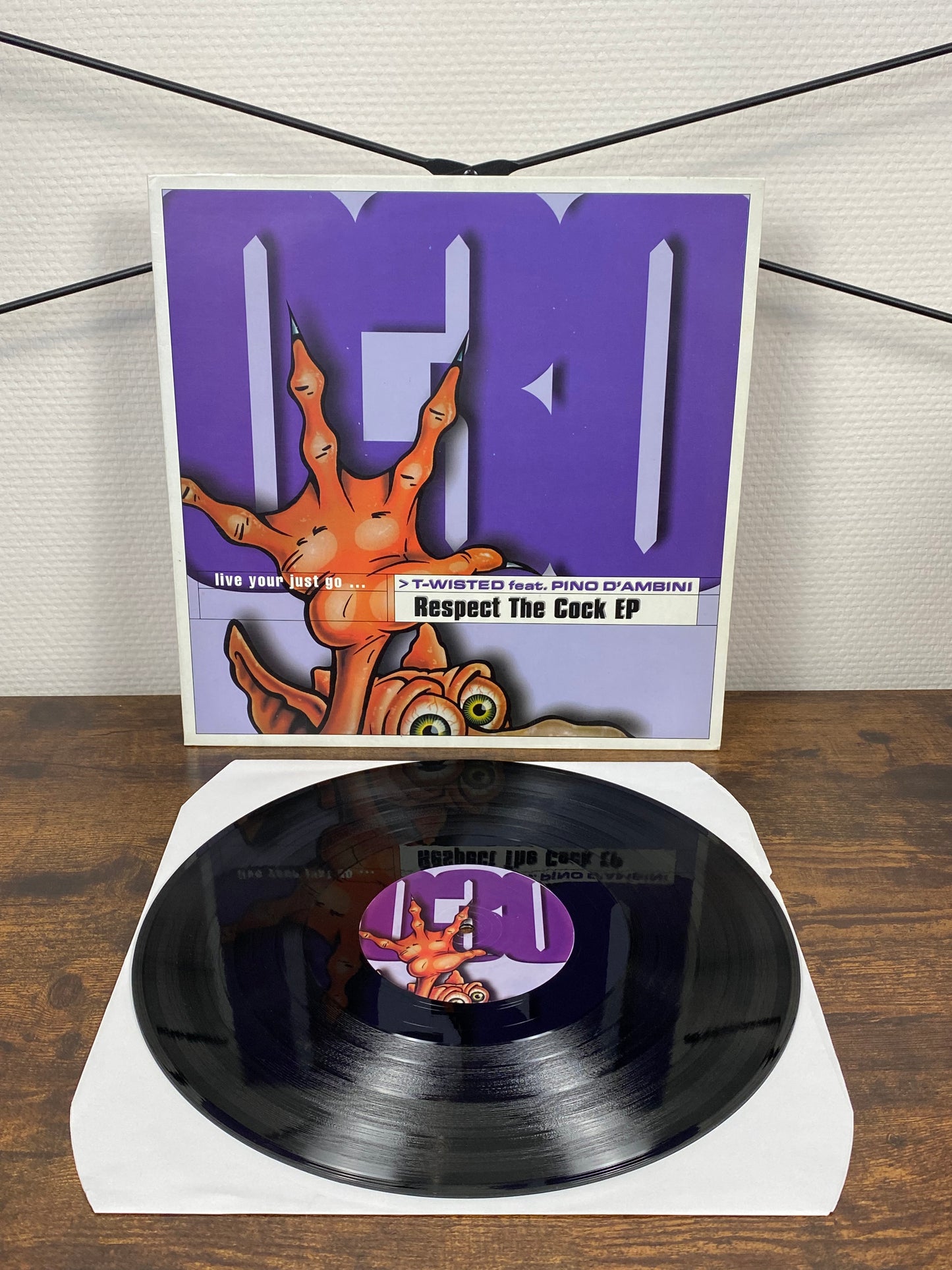 T-Wisted Feat. Pino D'Ambini – Respect The Cock EP (Vinyl)