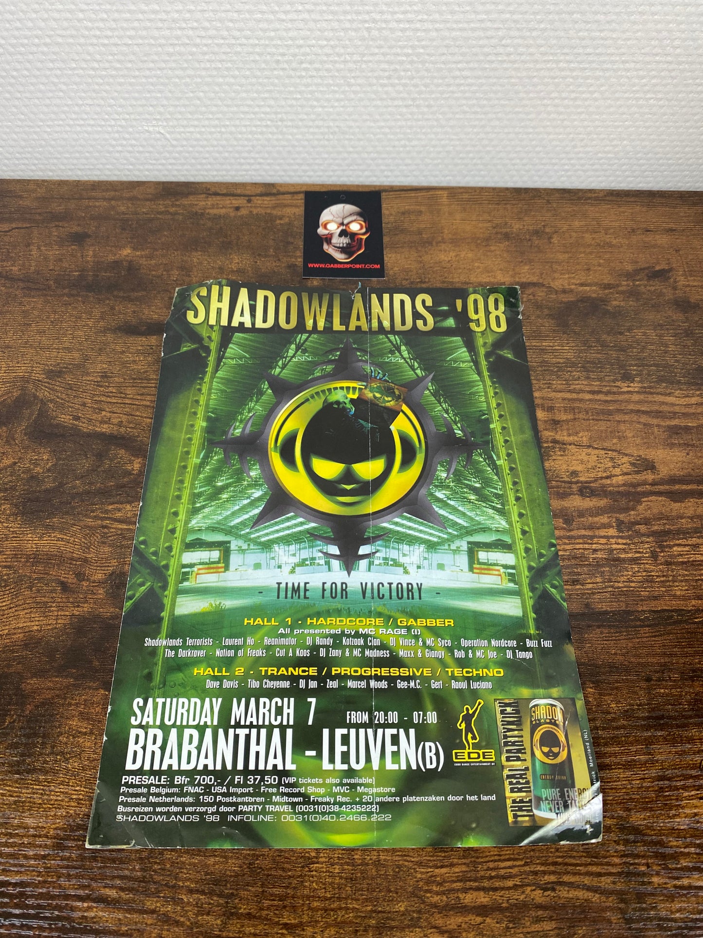 Poster ID&T Newschool + volantini TMF/Shadowlands '98