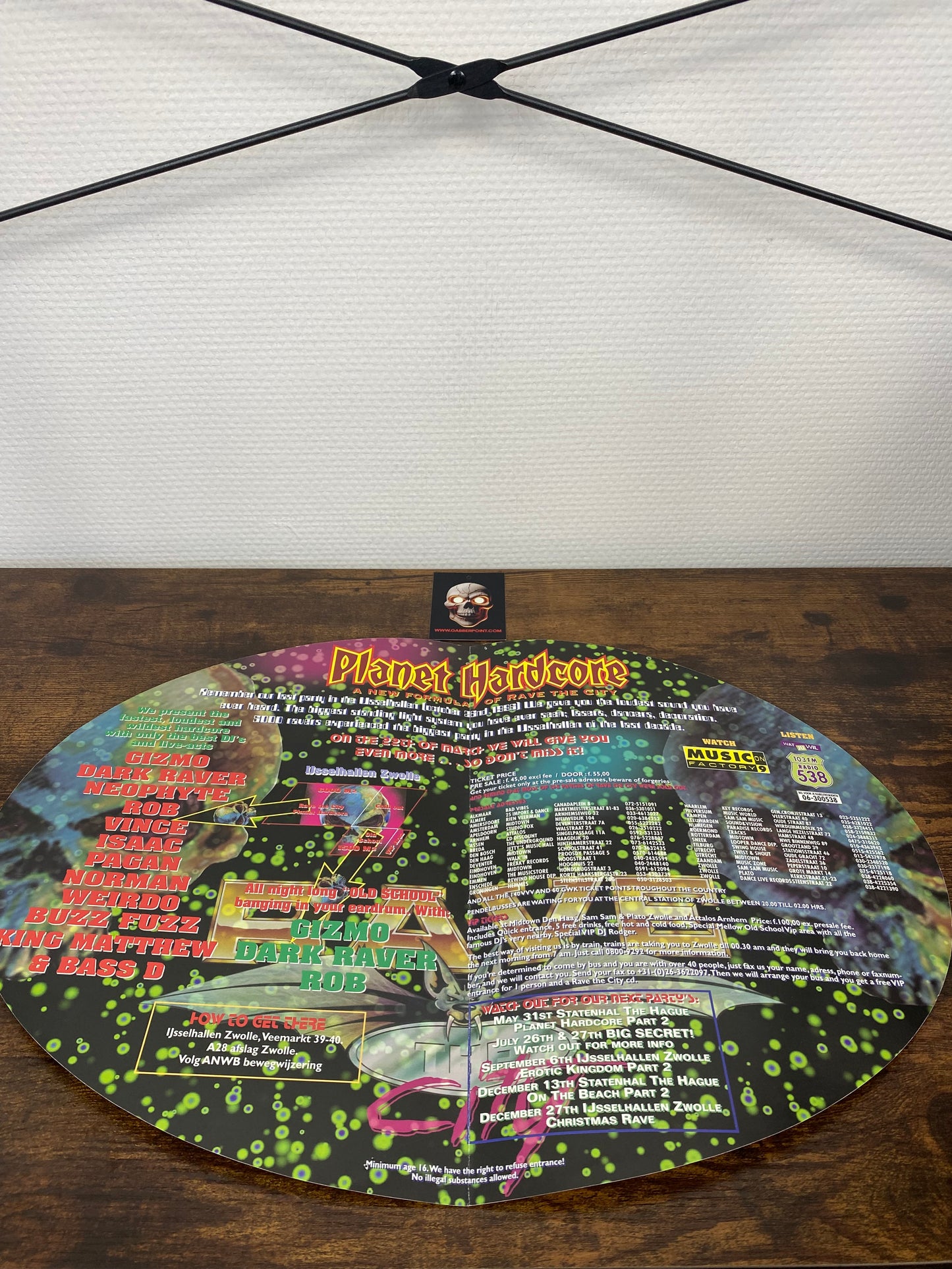 Rave the City · Planet Hardcore - 1997 - Flyer