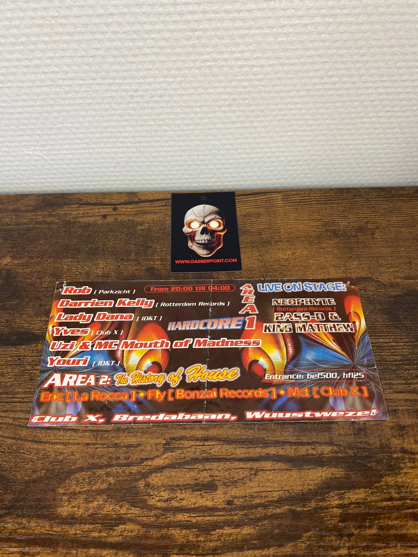 Thunderdome On Tour (1996) - Volantino