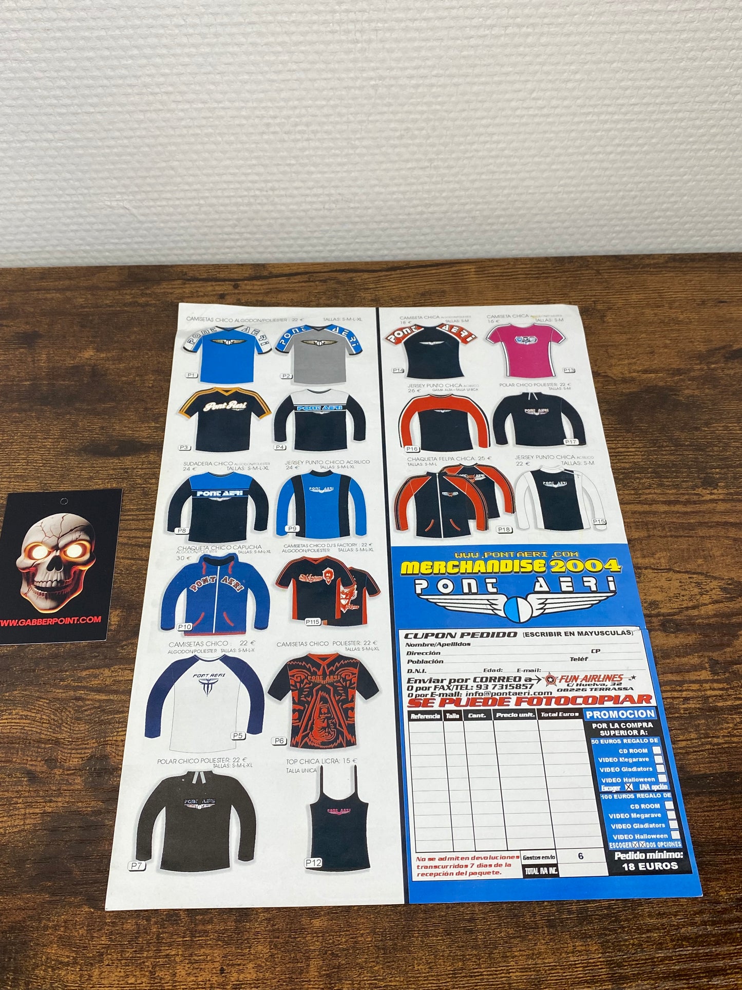 Pont Aeri (2004) - Merchandise Flyer