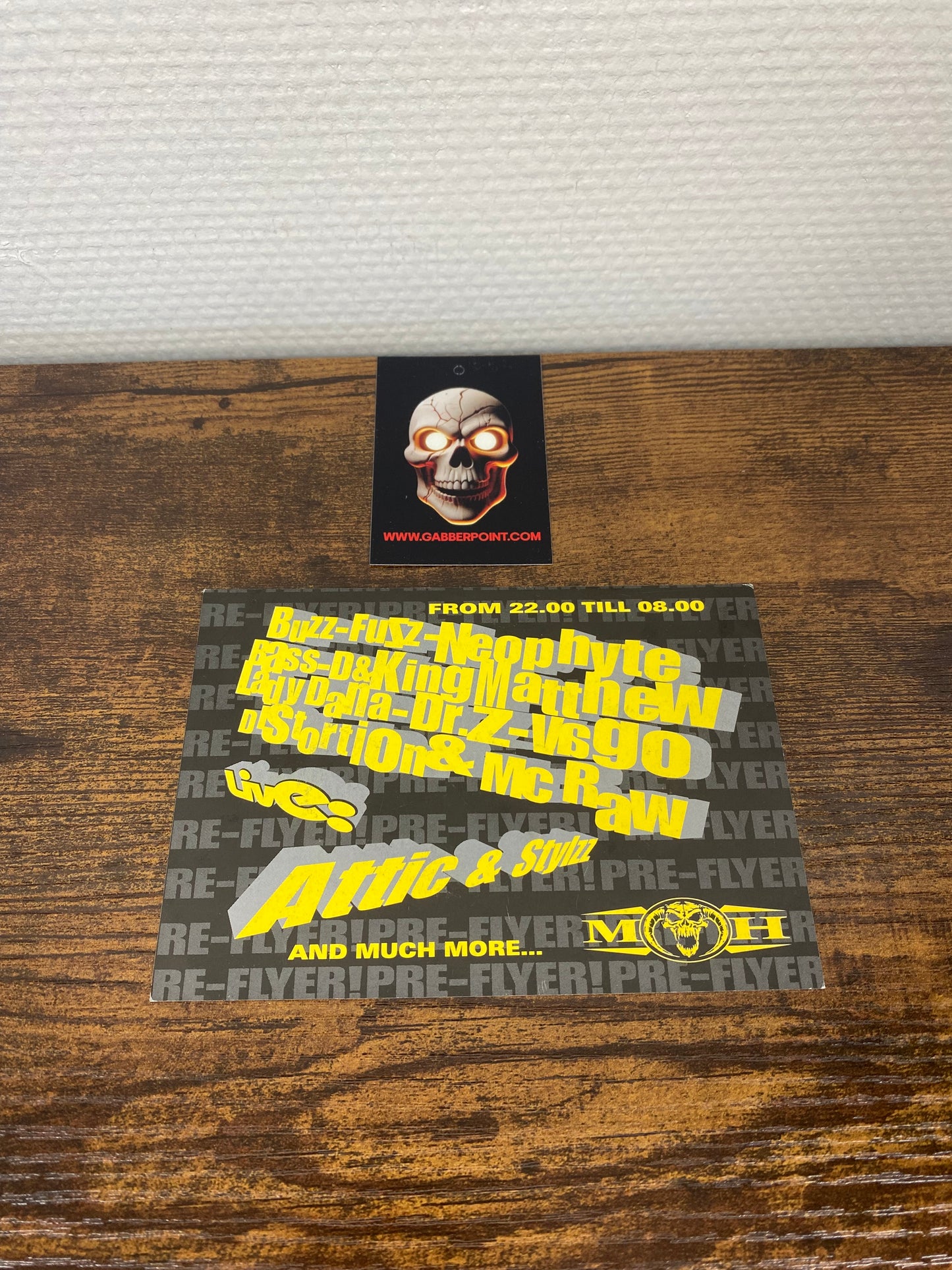 Masters Of Hardcore 1998 - Volantino