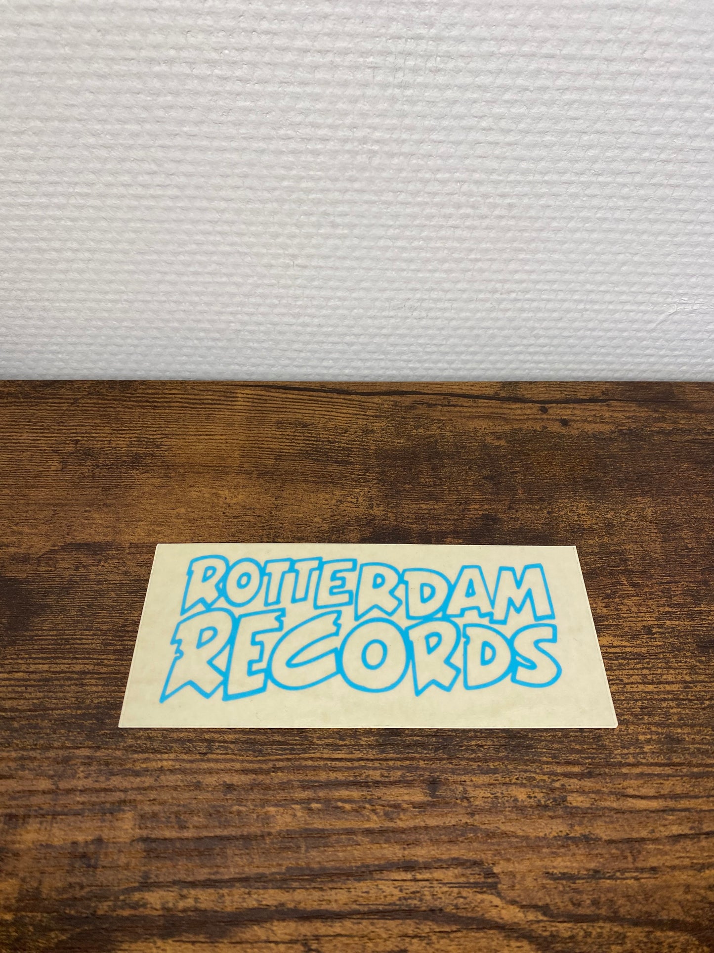 Rotterdam Records - Adesivo per finestra