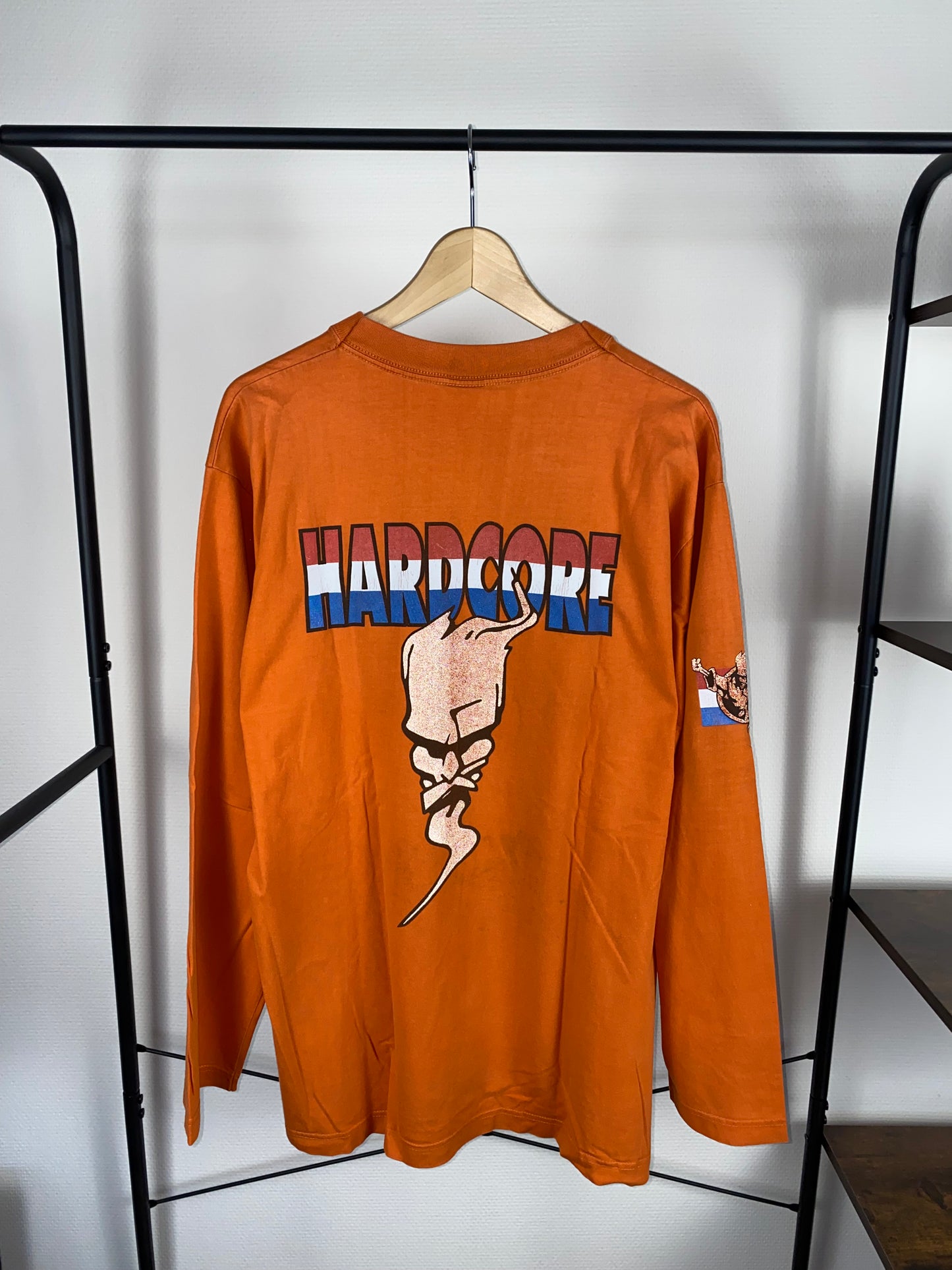 Thunderdome 90s longsleeve - Size L (reflective logo)
