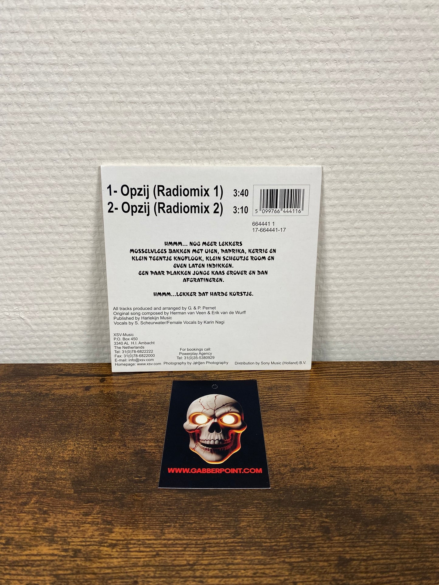 Mosselman – Opzij (Singolo, CD)