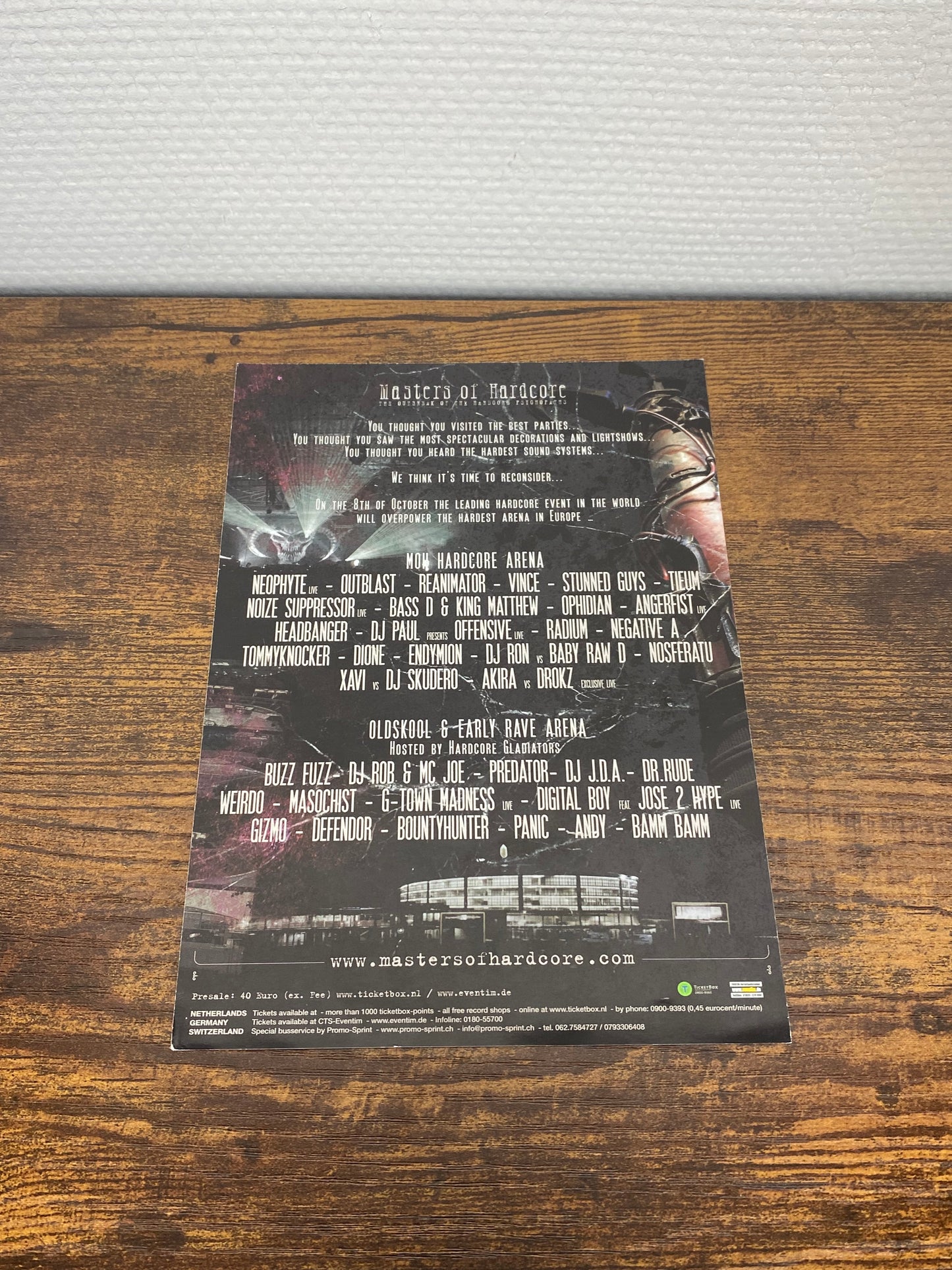 (2005) Masters Of Hardcore Flyer