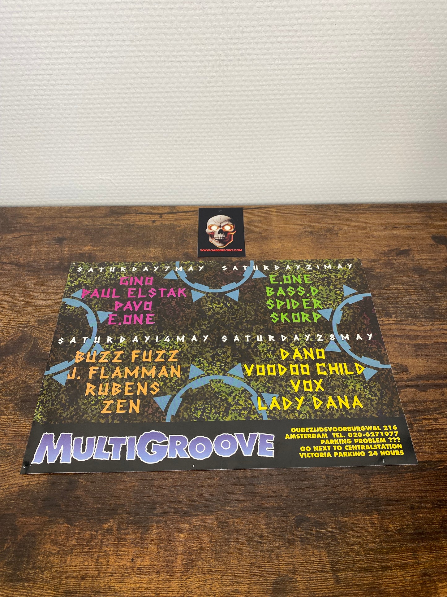 Multigroove The Delicate Sound Of Thunder (1994) - Flyer