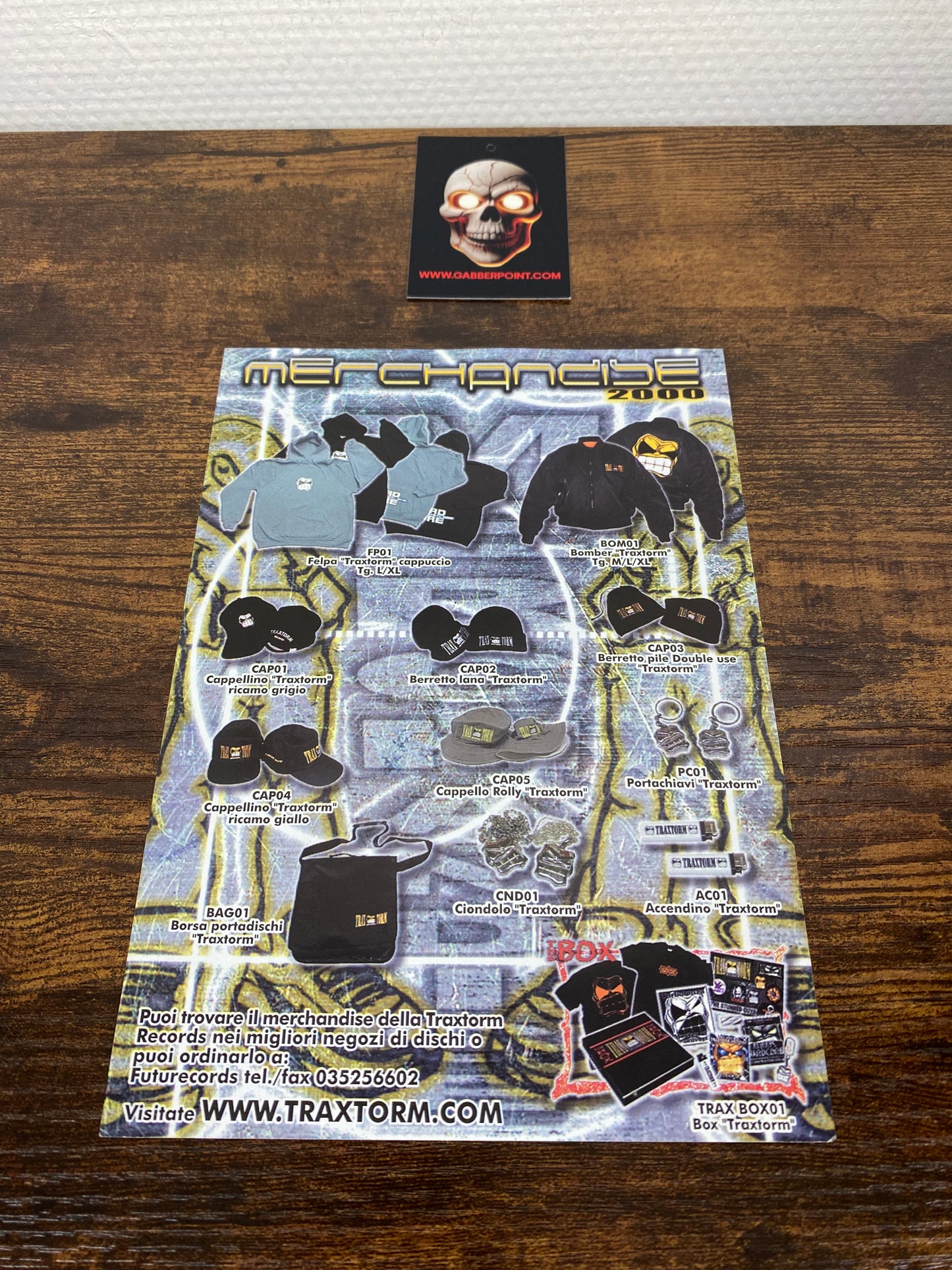 Traxtorm Records 2000 Merchandise - Booklet