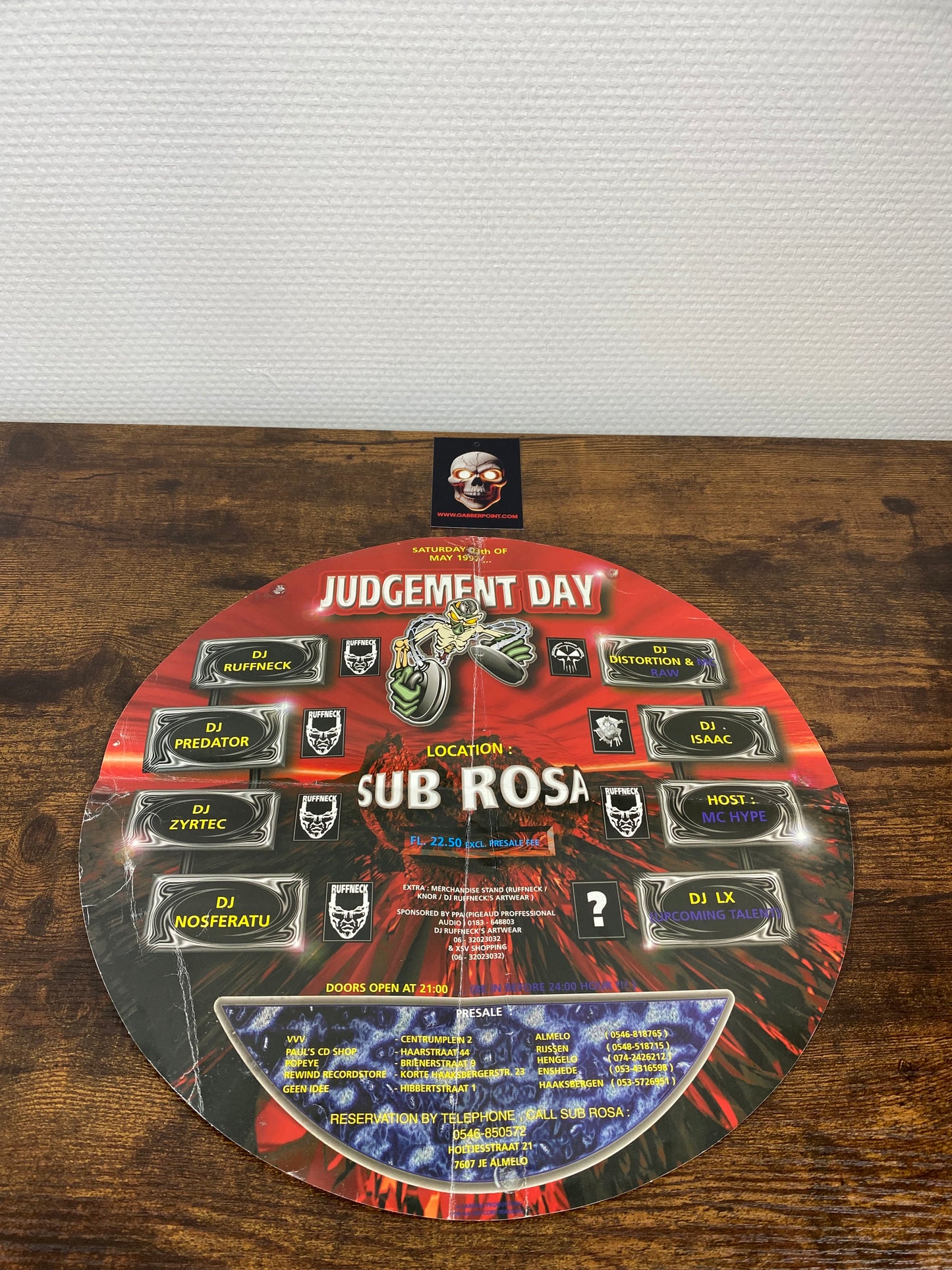 Judgement Day On Tour · Day One... (1997) - Flyer