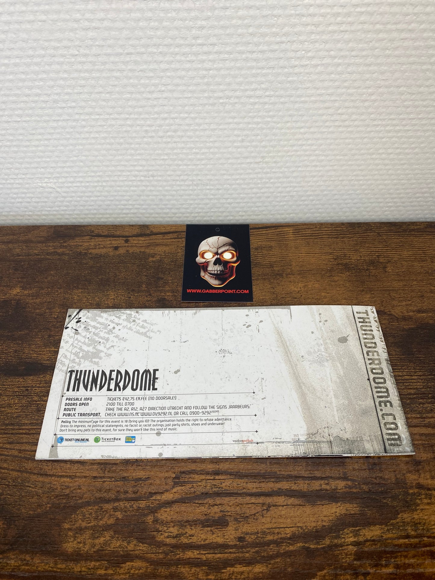 Thunderdome 2006 - Flyer / Booklet