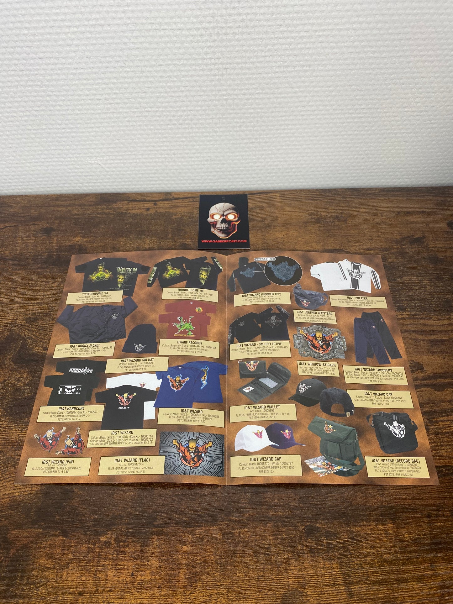 90s ID&T Merchandise - Booklet Flyer