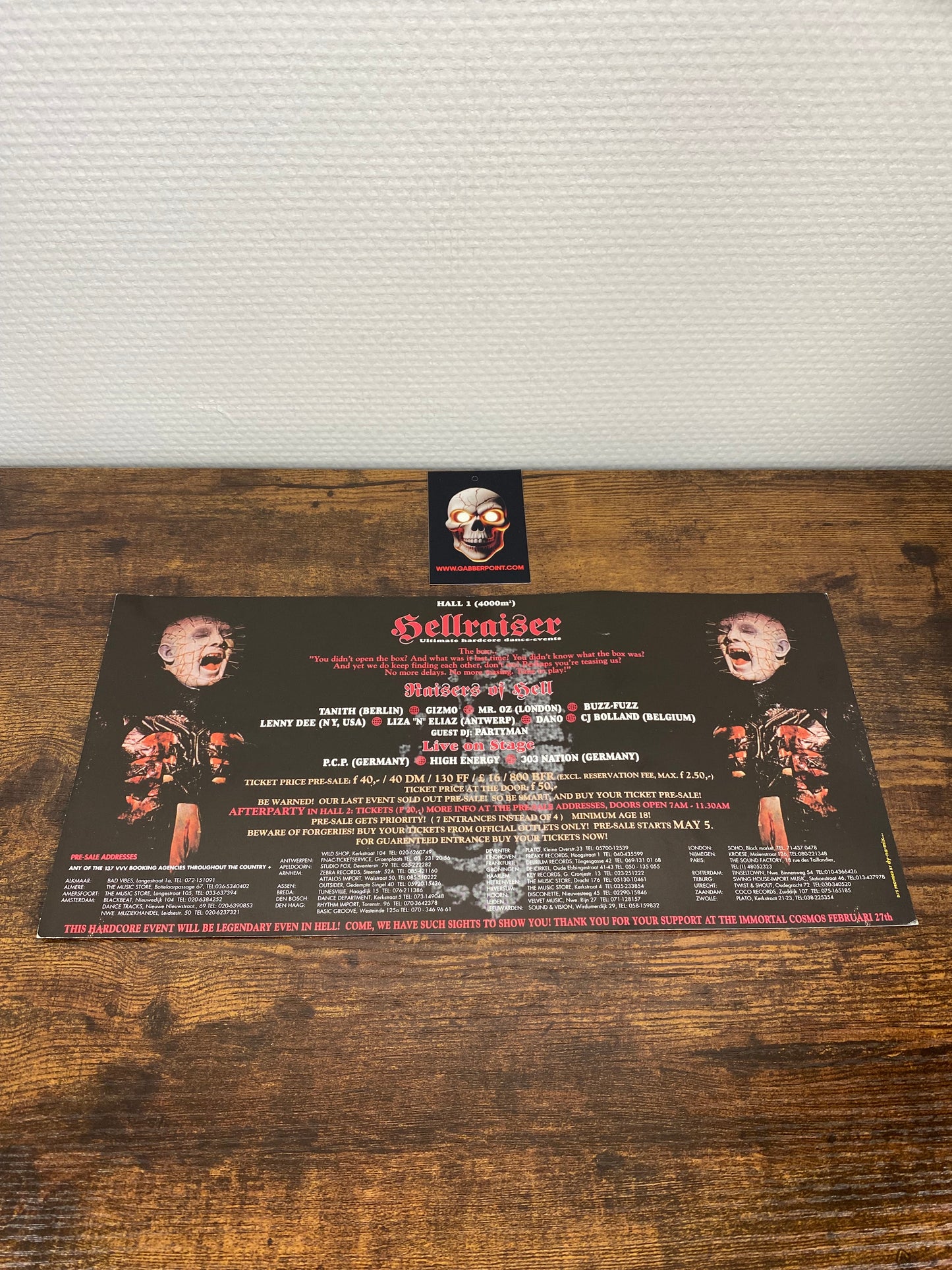 Hellraiser Event & Immortality (1993) - Volantino