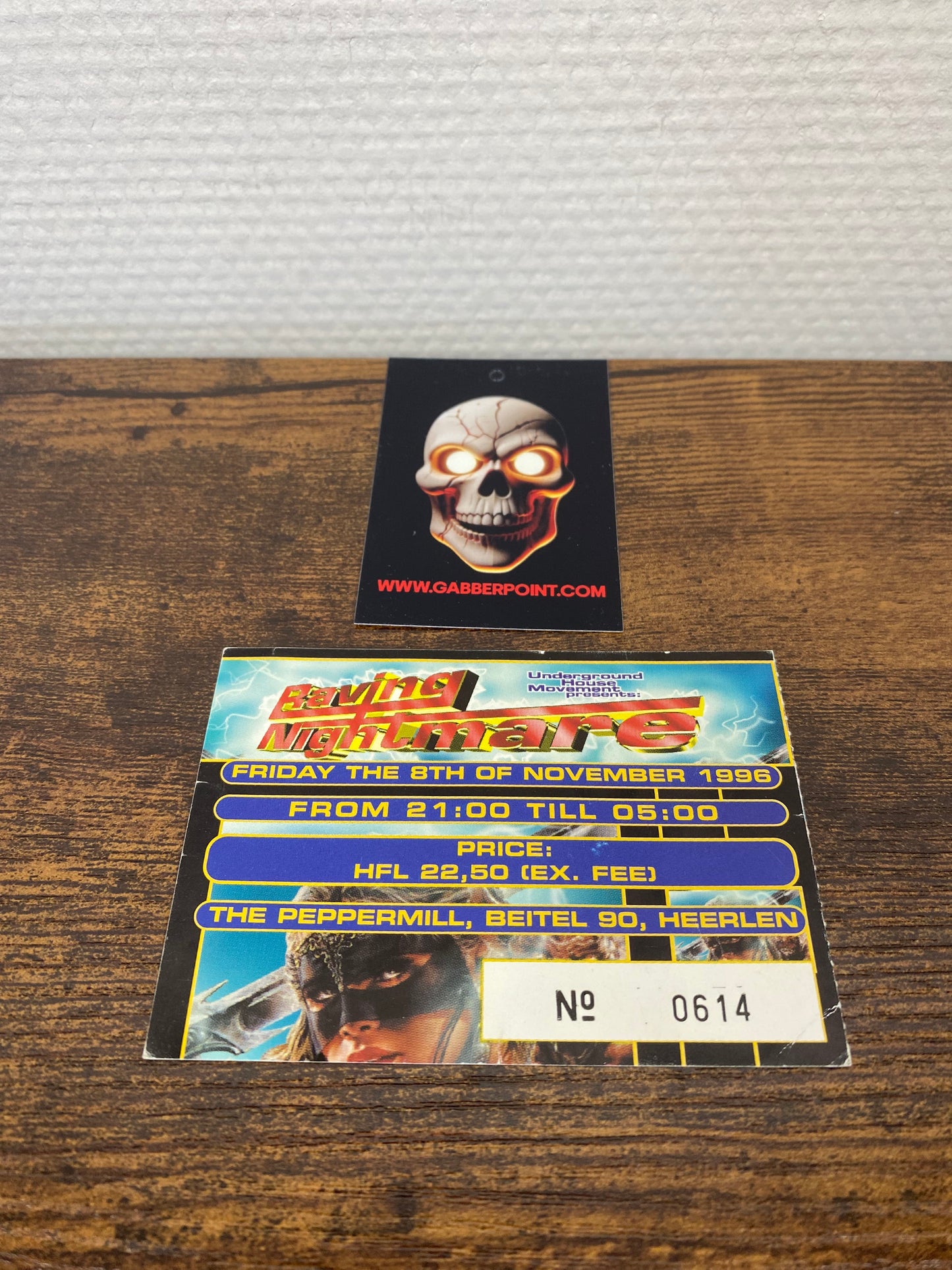 Raving Nightmare (1996) - Biglietto d'ingresso