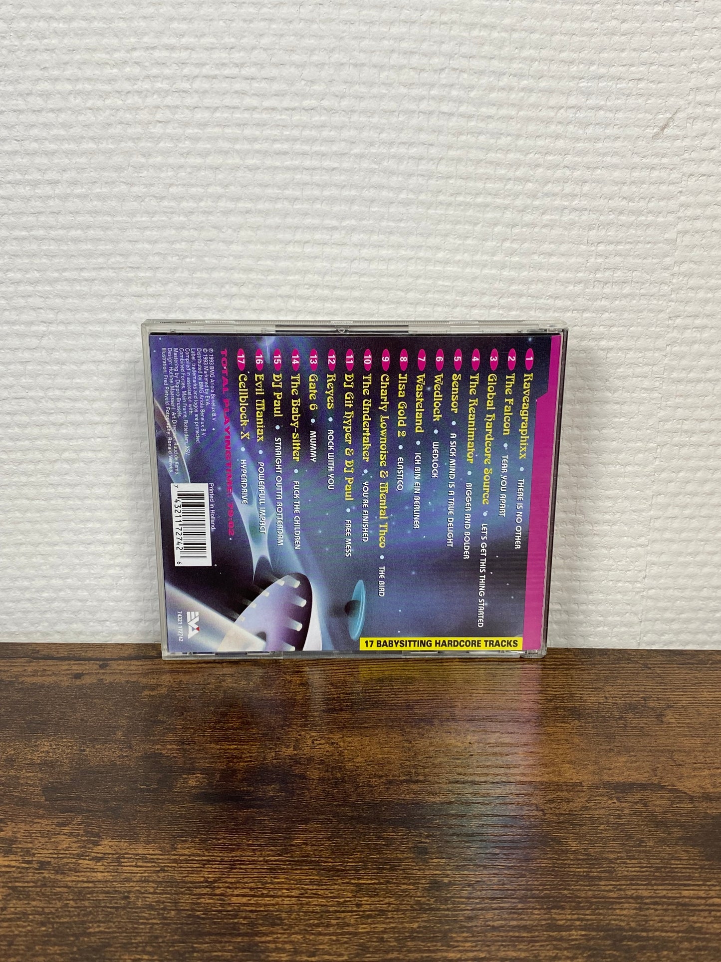 (1993) Rave The City 3 (17 Baby-Sitting Hardcore Tracks) - (CD)