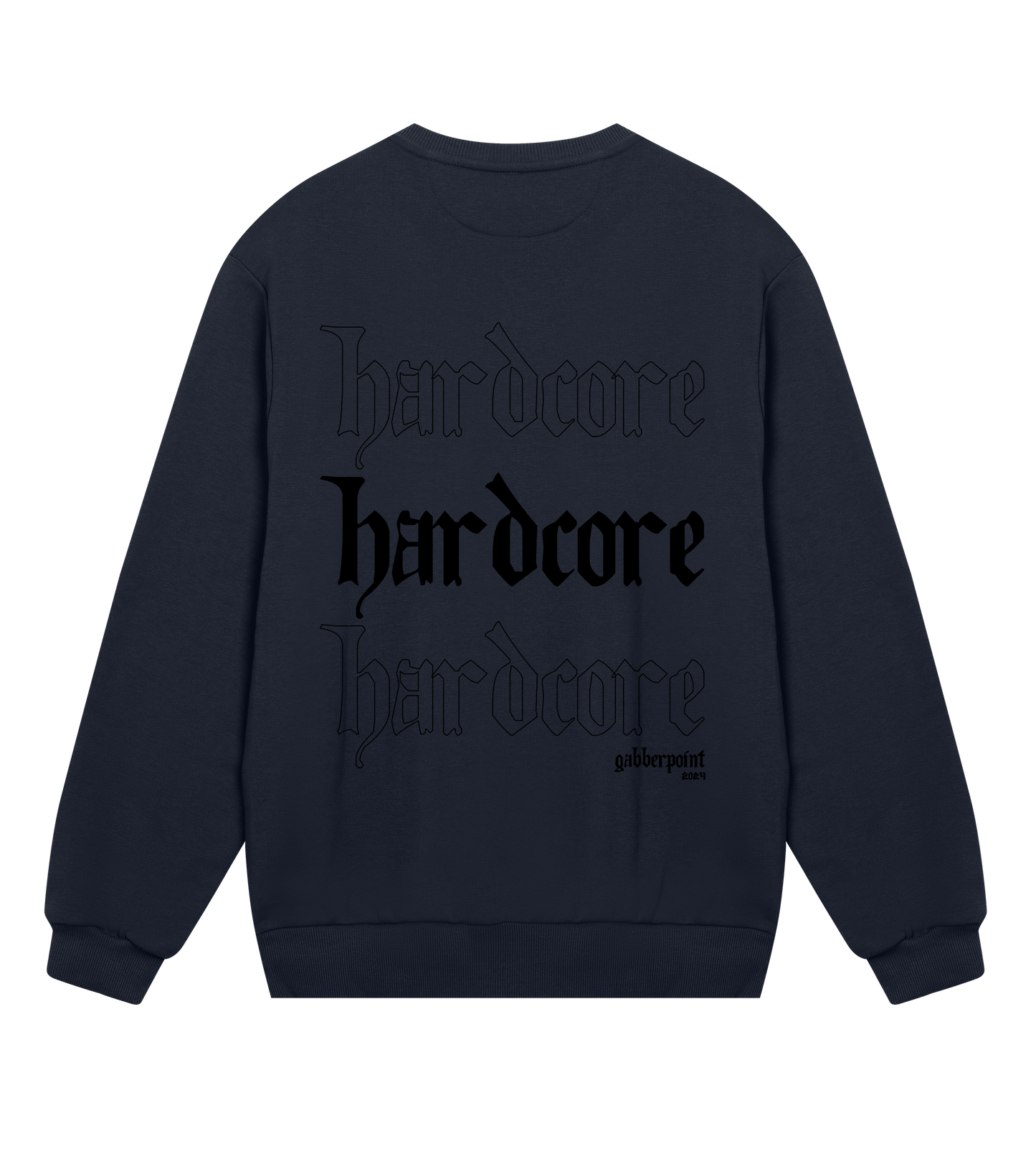 GABBERPOINT - FELPA ESSENZIALE HARDCORE