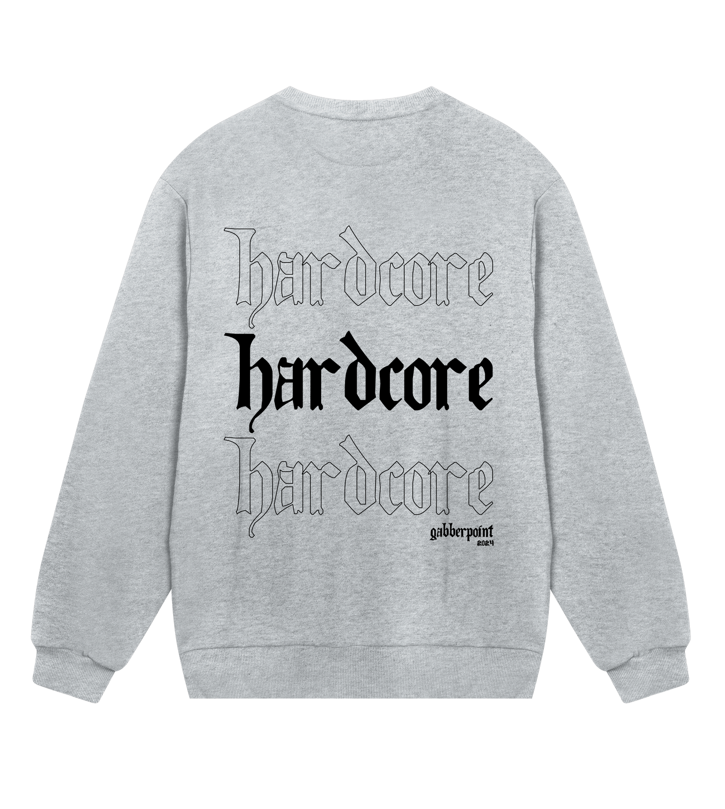 GABBERPOINT - FELPA ESSENZIALE HARDCORE