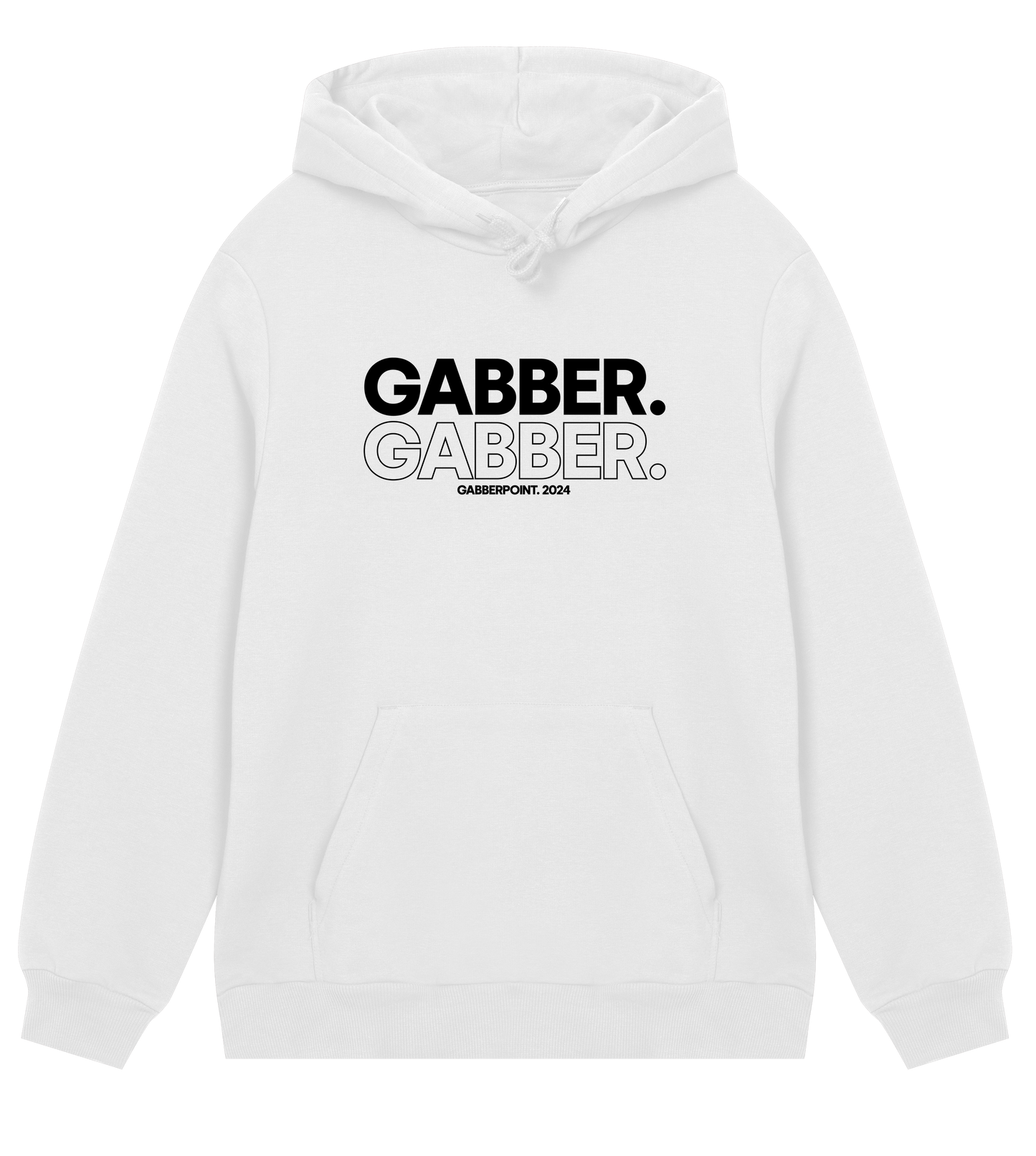 GABBERPOINT - FELPA CON CAPPUCCIO ORIGINALE 2.0