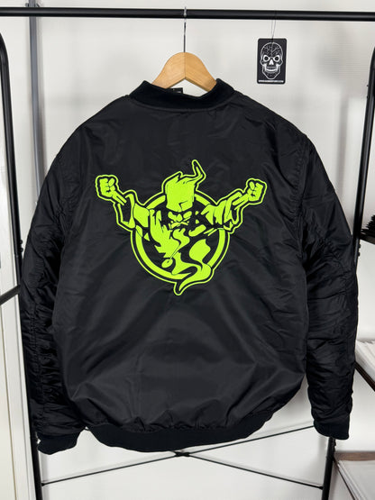 (2020) Thunderdome 'High Voltage' Bomber Jacket - Size L (With Keychain)