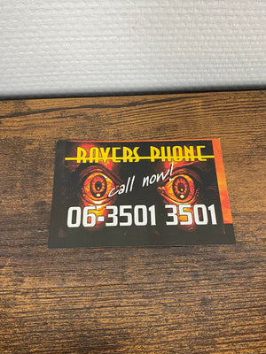 (1996) Heroes of Hardcore & Ravers Phone (Flyer)