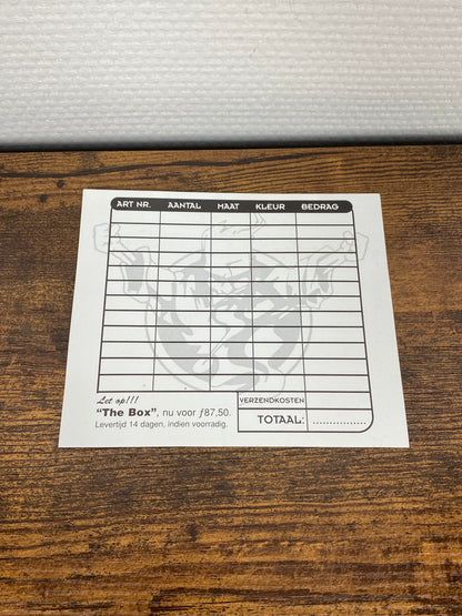 (90s) ID&T Merchandise - Postcard