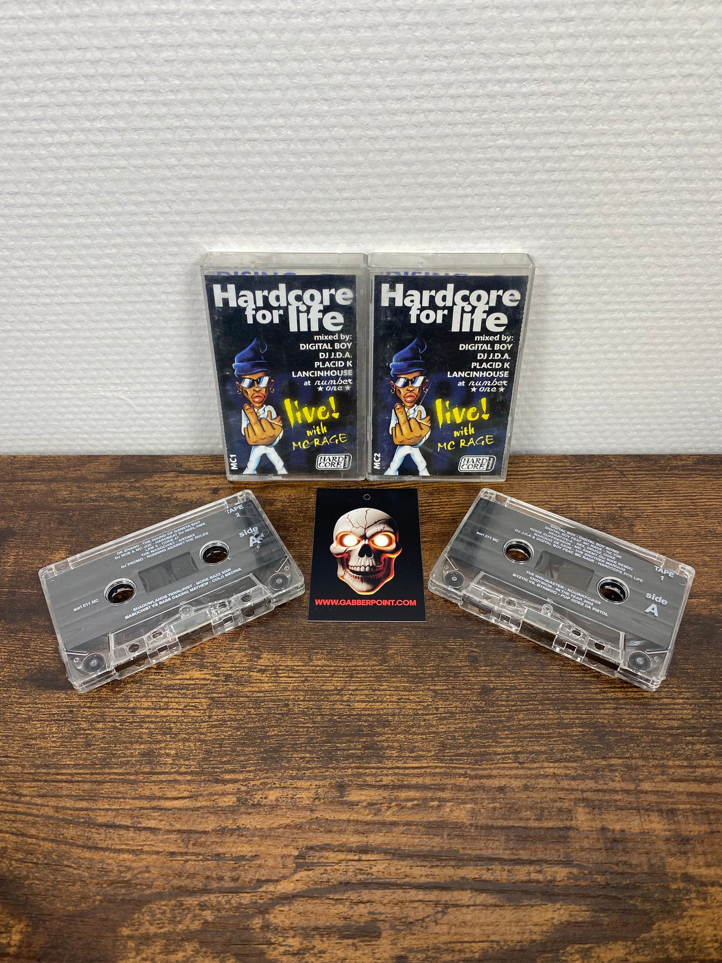 Digital Boy / DJ JDA / Placid K / Lancinhouse - Hardcore For Life - 2x Cassetta