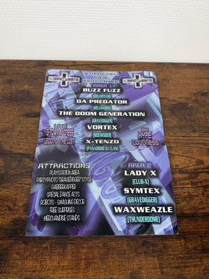 (1998) Gravedigger On Tour - Club X (Flyer)