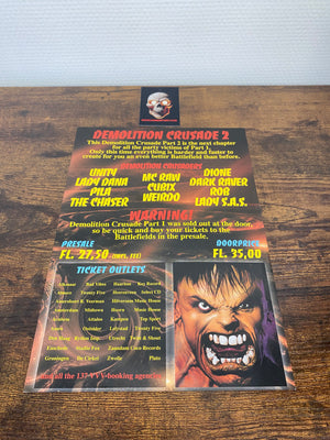 Demolition Crusade Parte 2 (1994) - Volantino