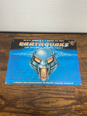 (1995) Earthquake - The Ultimate Gabber Party Flyer