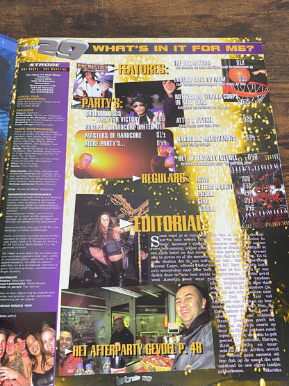 (1998) Strobe Magazine 29 (With Fix Records Poster)