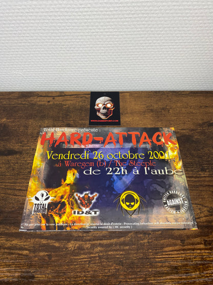 Hard Attack Belgio (2001) - Volantino