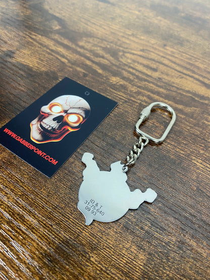 ID&T Thunderdome 90s keychain