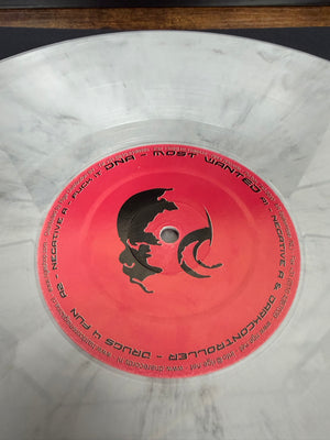 (2006) Negative A & Darkcontroller / E-Noid – DNA Most Wanted (Vinyl, Hardcore, Industrial, Gabber)