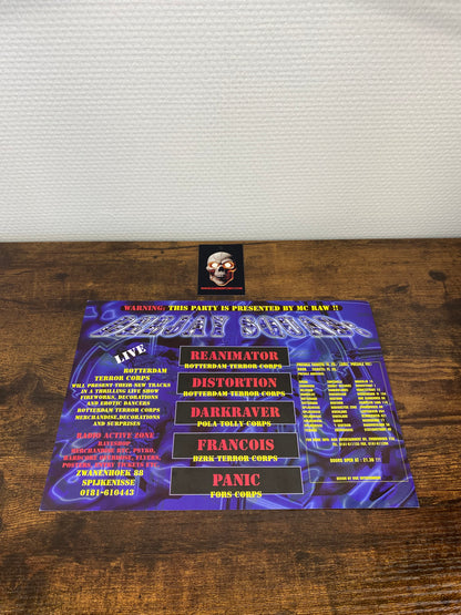 Rotterdam Terror Corps Party (1996) - Volantino