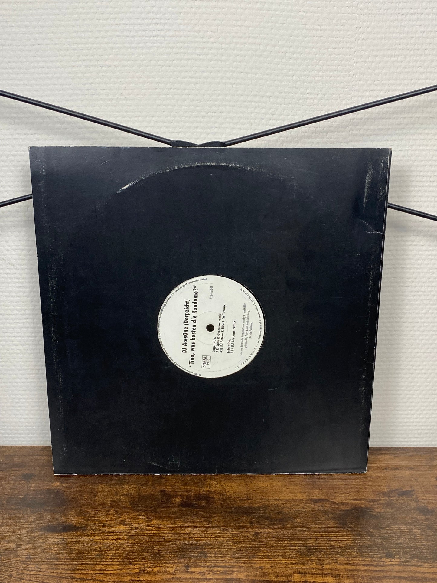 (1998) DJ AcesOne (Dorpzicht) – Tina, Was Kosten Die Kondome? (The Remixes) - (Vinyl)
