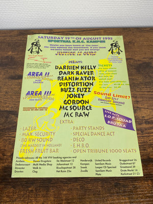 (1995) Rules Of Law 3 · Justice is ours (Flyer)