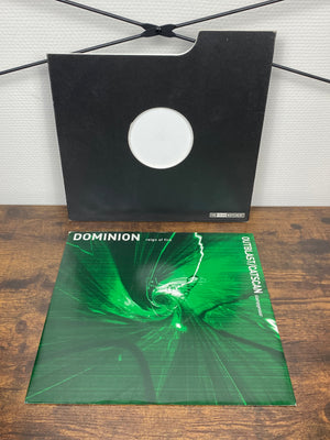(2003, Hardcore, Gabber) Outblast & Catscan / Dominion – Stampgevaar / Reign Of Fire (Vinyl)