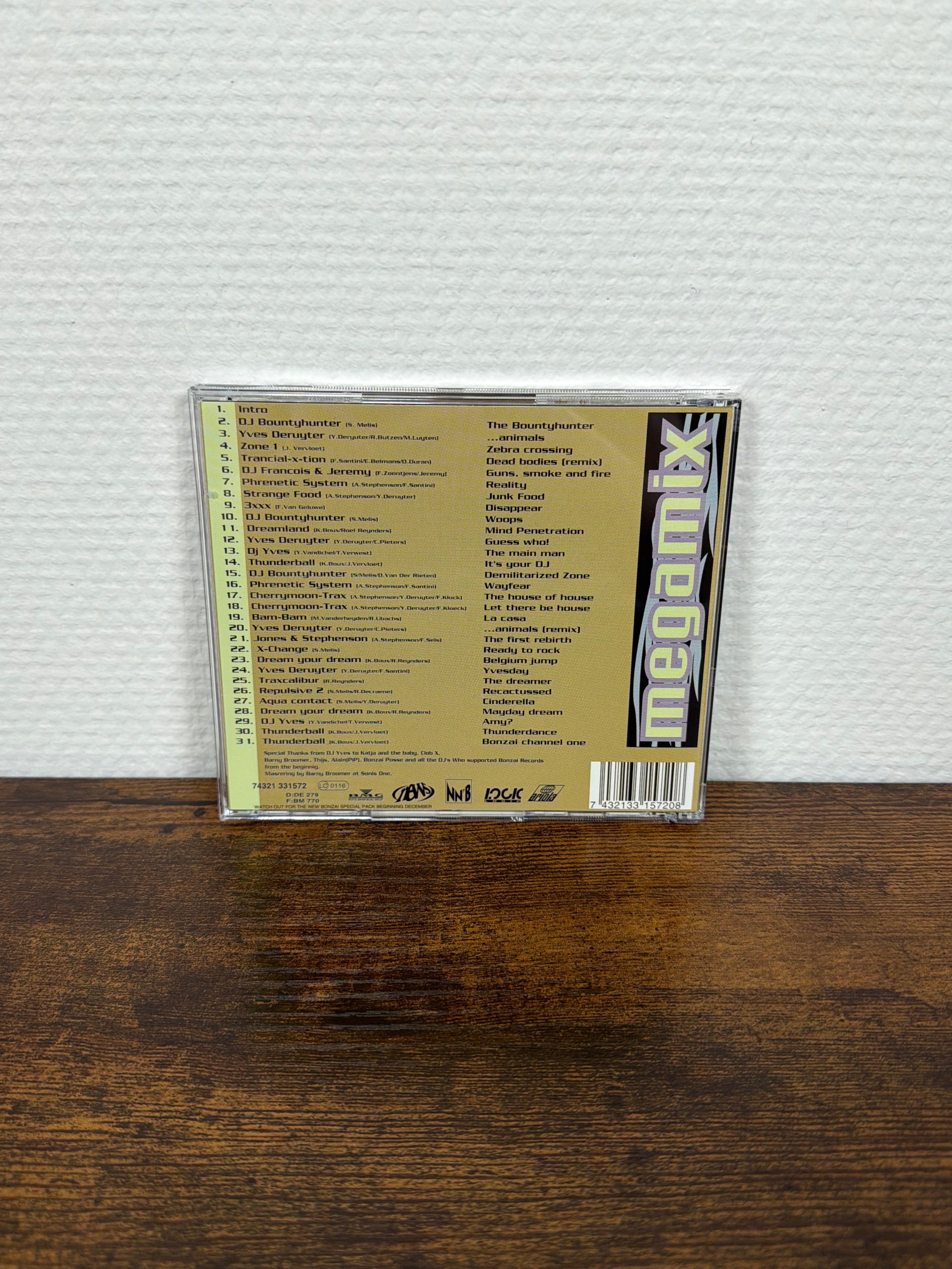 1995) DJ Yves – Bonzai Megamix (CD, Trance, Hard Trance, Techno, Hard