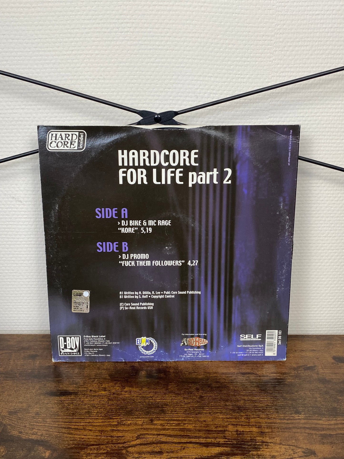 (2001) DJ Bike & DJ Promo – Hardcore For Life Part 2 (Vinyl)
